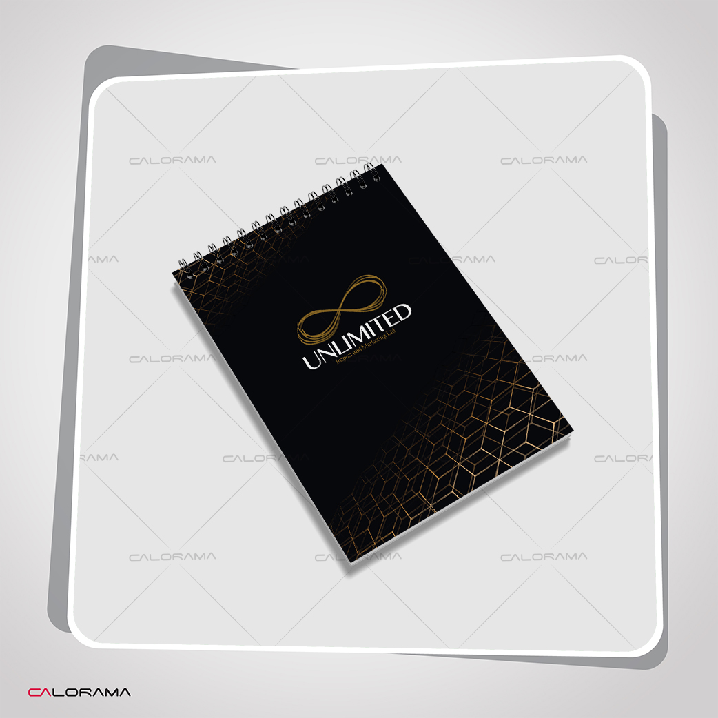 مقاس 20*14 \ A5 \ دفتر سلك